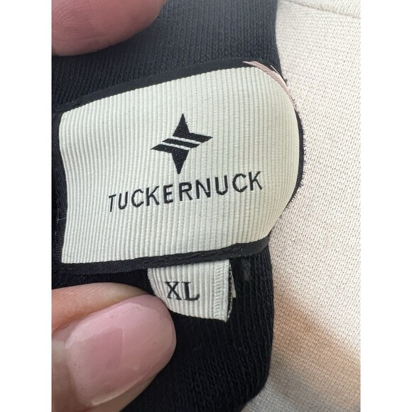 Tuckernuck XL Dress Black knit  Francoise Mini Mod Stretch Minimalist Career - Picture 8 of 11